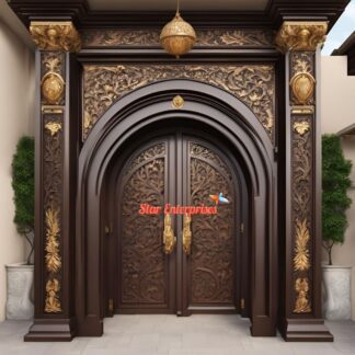 Teak Wood Maharaja Main Door