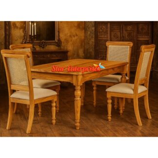 Teak-Wood-Modern-Style-Dining-Table-1.