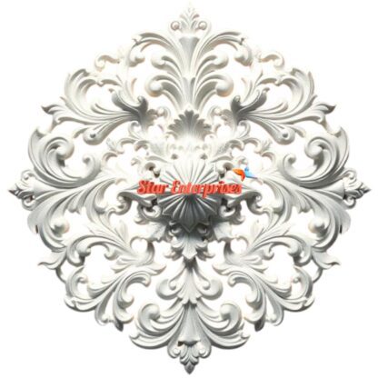 Star Enterprises Wooden 3D Floral Carved Wall Art WD-024 - Image 2