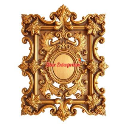 Star Enterprises Wooden Antique Carved Wall Art Panel WD-027 - Image 2