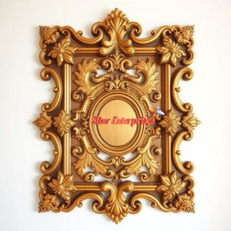 Wooden Antique Carved Wall Art Panel