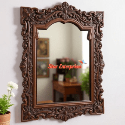Star Enterprises Wooden Antique Mirror Frame MF-053 - Image 3