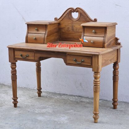 Star Enterprises Wooden Classic Study Table OFD-014 - Image 5