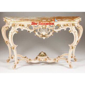 Wooden European Style Console Table