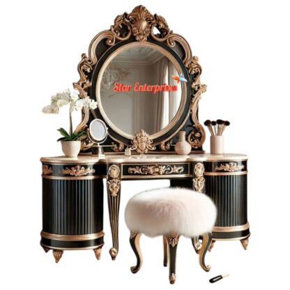 Star Enterprises Wooden European Style Dressing Table DRSR-055 - Image 4
