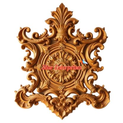 Star Enterprises Wooden Hand Carved Wall Decor Art WD-028 - Image 2