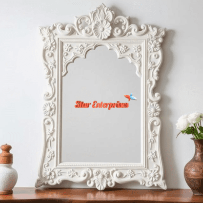 Star Enterprises Wooden Handcrafted Mirror Frame MF-054 - Image 3