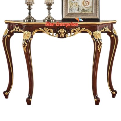 Star Enterprises Wooden Luxury Carved Console Table CNSL-073 - Image 3