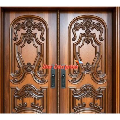 Star Enterprises Wooden Luxury Main Door DR-063 - Image 2