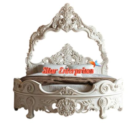 Star Enterprises Wooden Luxury Round Bed CBD-025 - Image 3