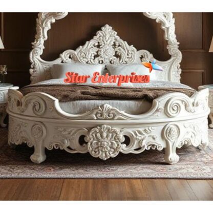 Star Enterprises Wooden Luxury Round Bed CBD-025 - Image 2