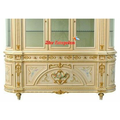 Star Enterprises Wooden Royal Carved Crockery Unit CKR-052 - Image 3
