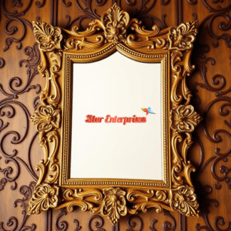 Wooden Royal Carved Mirror Frame