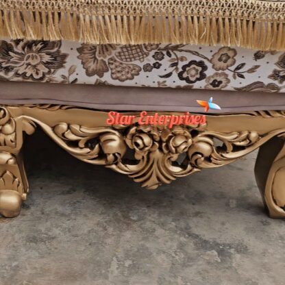 Star Enterprises Wooden Maharaja Three Seater Sofa Set SOFA-0113 - Image 5
