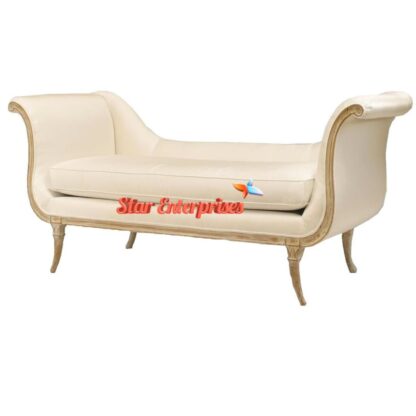 Wooden Sleek Design Bed Bench