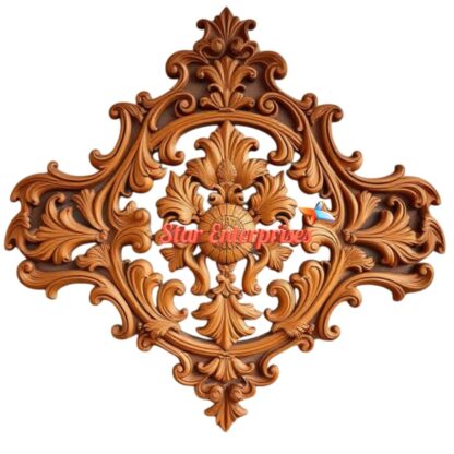 Star Enterprises Wooden Traditional Hand Carved Wall Art WD-031 - Image 2