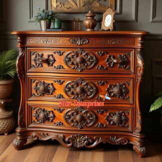 Teak Wood Antique Chest of Drawers