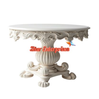 Star Enterprises Teak Wood Classic Center Table TBL-059 - Image 2
