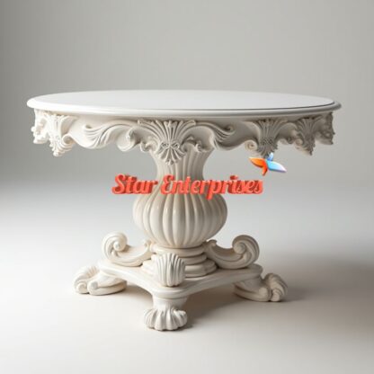 Star Enterprises Teak Wood Classic Center Table TBL-059 - Image 4