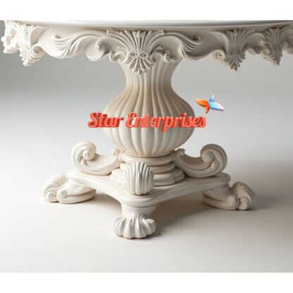 Star Enterprises Teak Wood Classic Center Table TBL-059 - Image 3