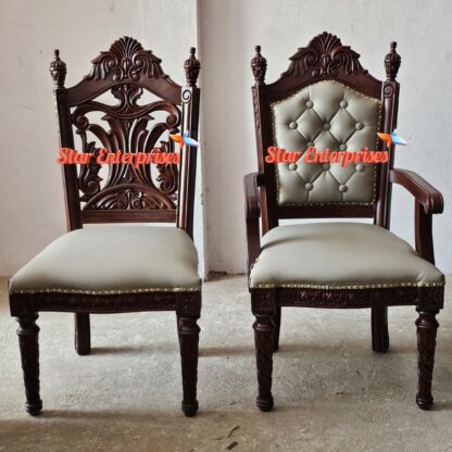 Teak Wood Classic Dining Chairs