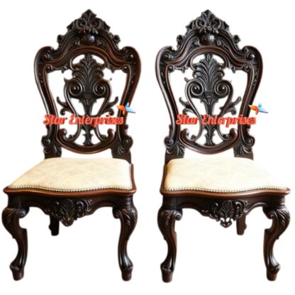 Star Enterprises Wooden Antique Dining Chairs DNGCHR-045 - Image 3