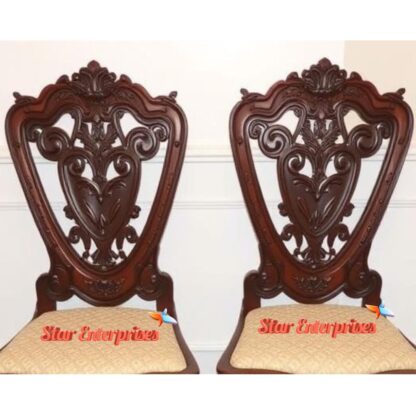Star Enterprises Wooden Antique Dining Chairs DNGCHR-047 - Image 2
