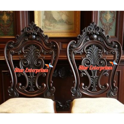 Star Enterprises Wooden Antique Dining Chairs DNGCHR-045 - Image 2