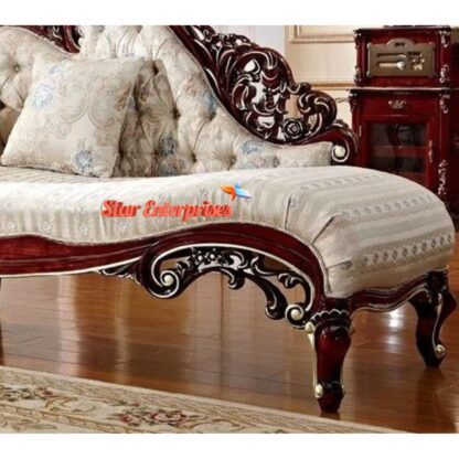 Star Enterprises Wooden Antique Diwan Couch DWN-036 - Image 2