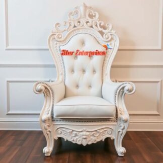 Wooden Carved Maharaja Chair