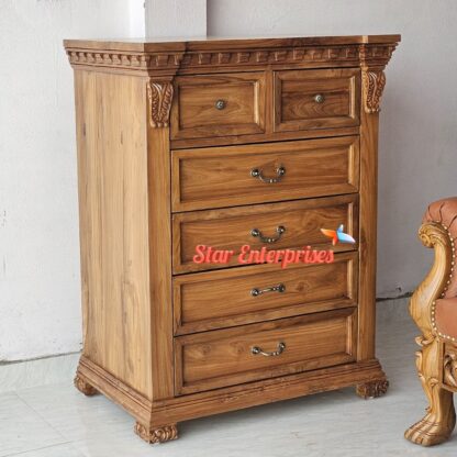 Star Enterprises Wooden Classic Chest of Drawers CHDR-047 - Image 2