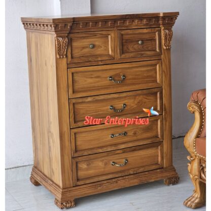 Star Enterprises Wooden Classic Chest of Drawers CHDR-047 - Image 3