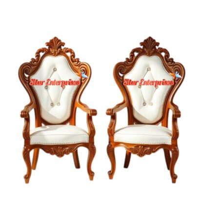 Star Enterprises Wooden Classic Design Chairs BDCH-082 - Image 3