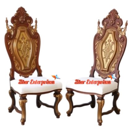 Star Enterprises Wooden Classic Dining Chairs DNGCHR-048 - Image 3