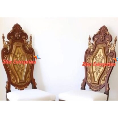 Star Enterprises Wooden Classic Dining Chairs DNGCHR-048 - Image 2