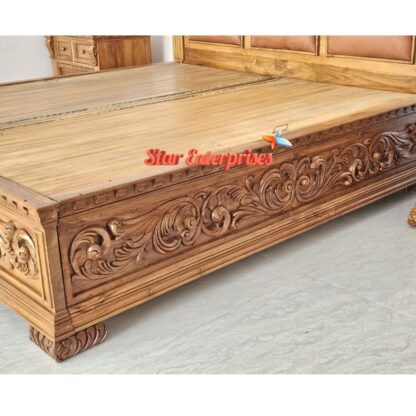 Star Enterprises Wooden Victorian Style Classical Bed BD-0137 - Image 3