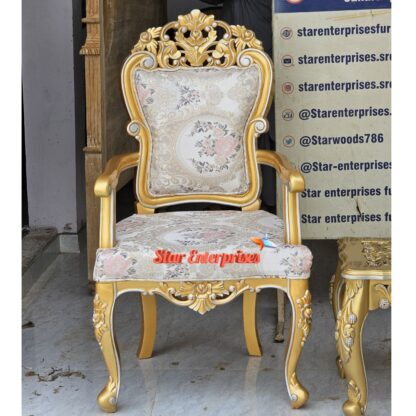 Star Enterprises Wooden Designer Bedroom Chairs BDCH-085 - Image 2
