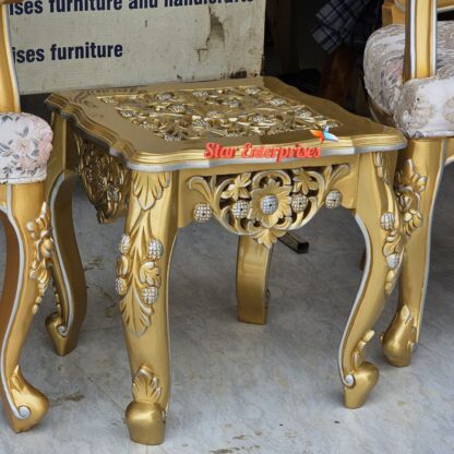 Star Enterprises Wooden Designer Bedroom Chairs BDCH-085 - Image 3