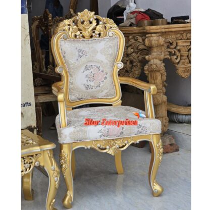 Star Enterprises Wooden Designer Bedroom Chairs BDCH-085 - Image 5