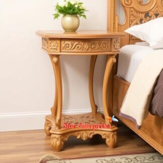Wooden Designer Bedside Table