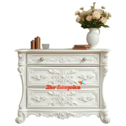 Star Enterprises Wooden Designer Chest of Drawers CHDR-043 - Image 2