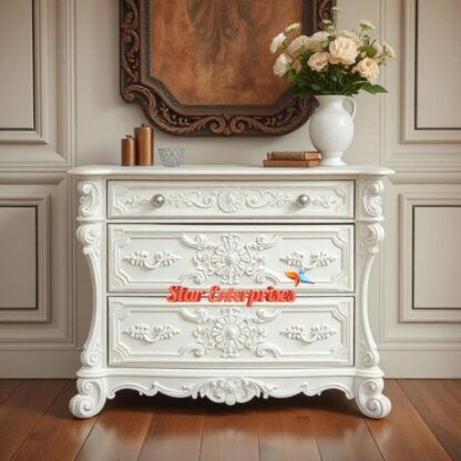 Star Enterprises Wooden Designer Chest of Drawers CHDR-043 - Image 4