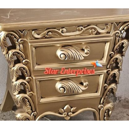 Star Enterprises Wooden Luxury Bedside Table BDSD-058 - Image 2