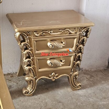 Star Enterprises Wooden Luxury Bedside Table BDSD-058 - Image 3