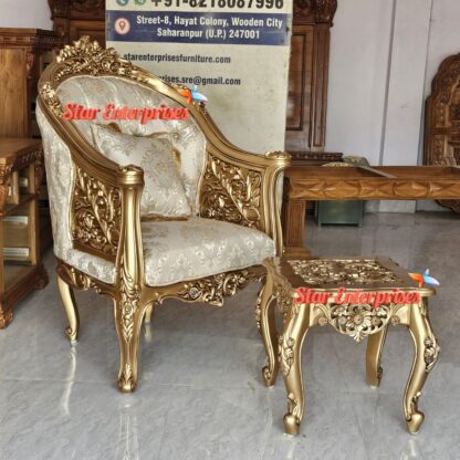 Star Enterprises Wooden Luxury Carved Chair BDCH-084 - Image 6