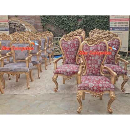Star Enterprises Wooden Luxury Carved Chairs BDCH-081 - Image 3