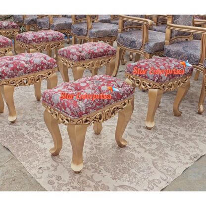 Star Enterprises Wooden Luxury Carved Chairs BDCH-081 - Image 5