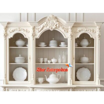 Star Enterprises Wooden Luxury Crockery Unit CKR-055 - Image 2