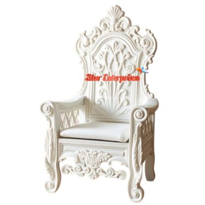 Star Enterprises Wooden Luxury Handcrafted King Chair CHR-033 - Image 3