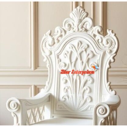 Star Enterprises Wooden Luxury Handcrafted King Chair CHR-033 - Image 2